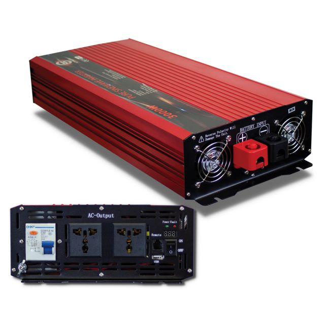 Parksafe  PS2004 – Power Inverter Pure Sine Wave – 12V 3000 Watt