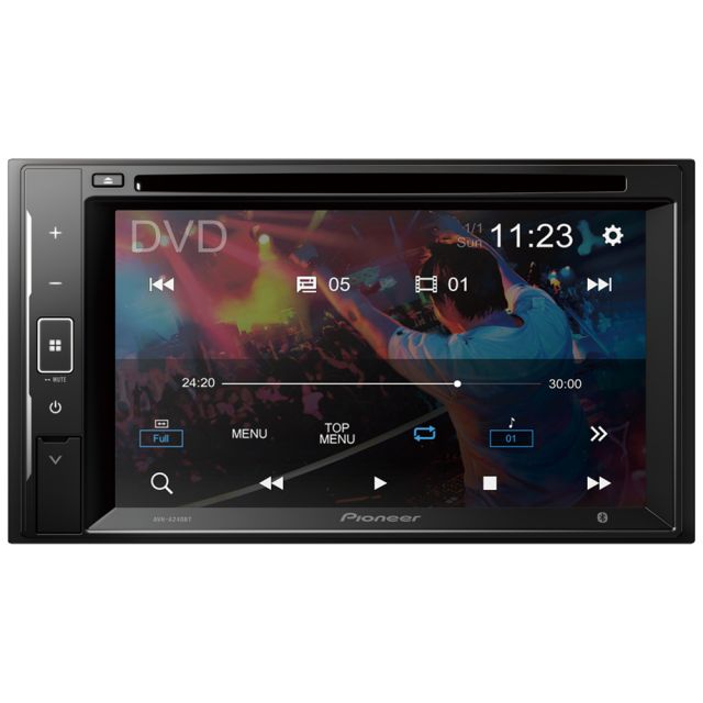 Pioneer AVH-A240BT -  6.2”  CD/DVD Android Mirroring Bluetooth Stereo