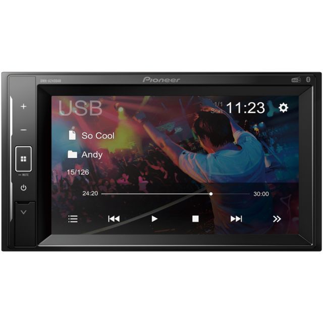Pioneer DMH-A240DAB - 6.2" Mechless Android Mirroring Bluetooth DAB Stereo
