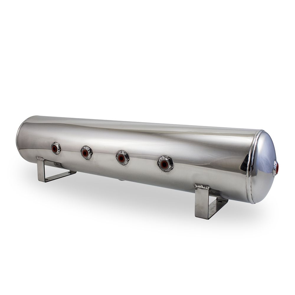 Air Lift 12957 - Aluminium 4 Gallon Tank - Polished Finish