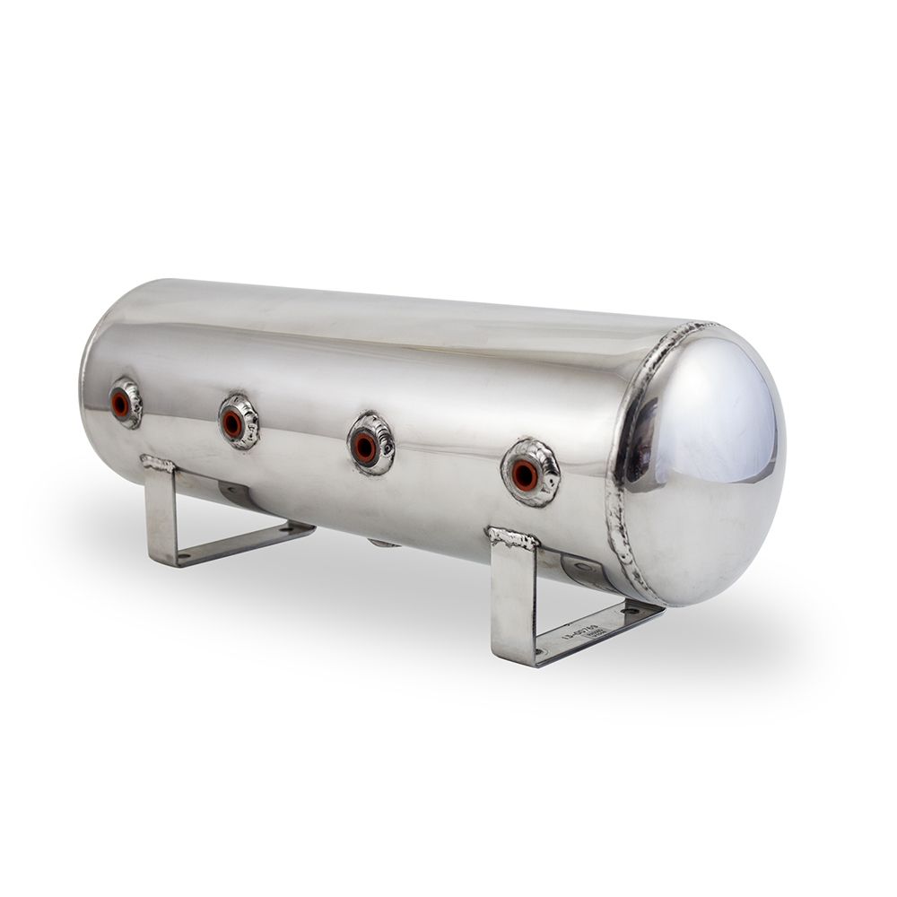 Air Lift 12958 - Aluminium 2.5 Gallon Tank - Polished Finish