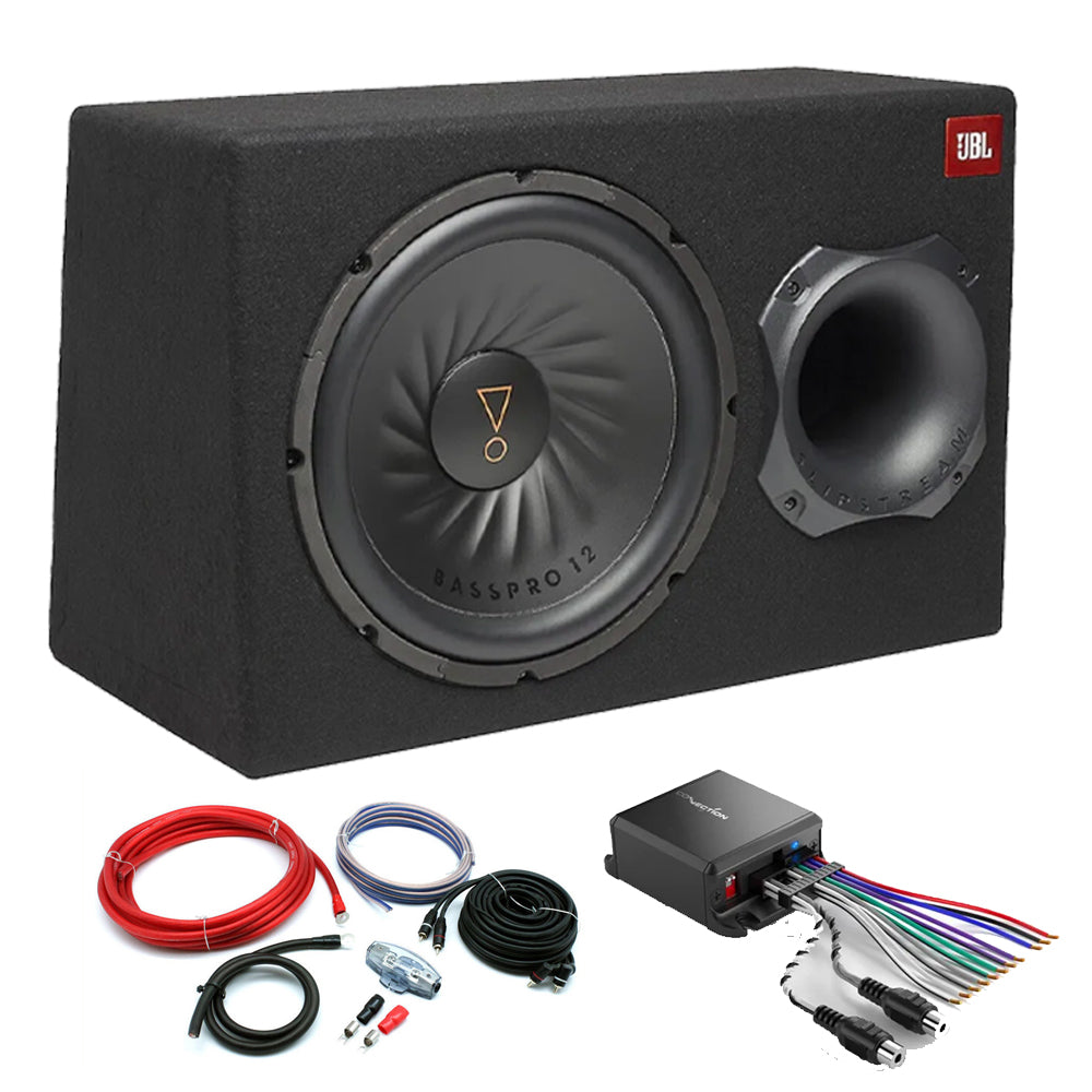 JBL 12" Active Subwoofer Complete Package For VW Golf Polo Caddy