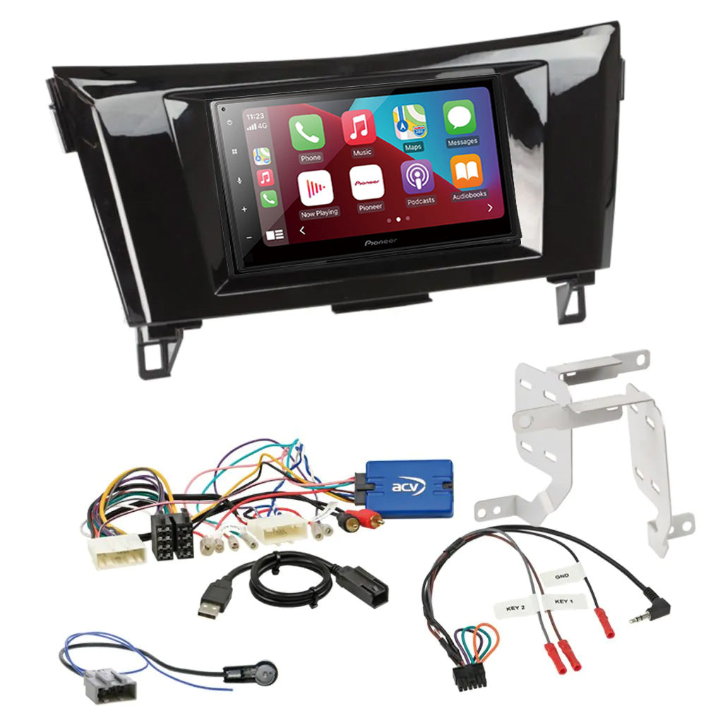 Pioneer SPH-DA160DAB - 6.8” CarPlay Android Stereo Upgrade for Nissan X-Trail (T32) 2014-2017