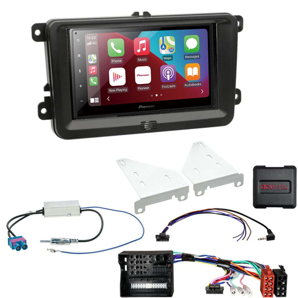Pioneer SPH-DA160DAB - 6.8” CarPlay Android Stereo Upgrade for VW Sharan II (7N) 2015-2021