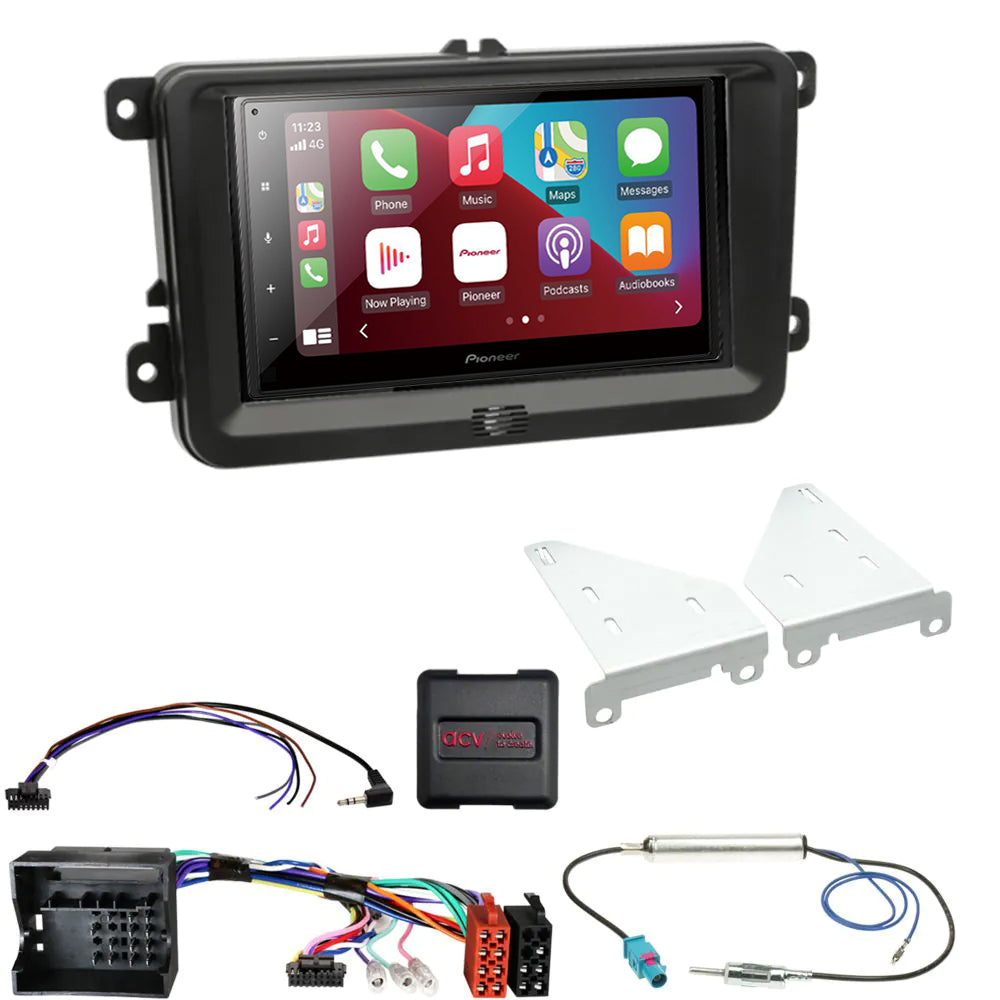 Pioneer SPH-DA160DAB - 6.8” CarPlay Android Stereo Upgrade for VW Beetle (16) 2011-2016