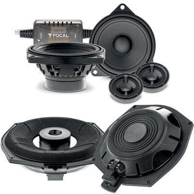 Focal Mini R Series Models 2-Way Component Replacement Speakers & Underseat Subwoofer