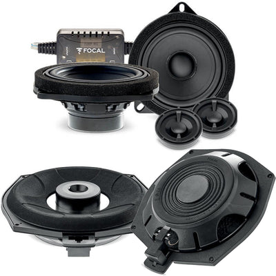 Focal BMW Models 2-Way Component Replacement Speakers & Underseat Subwoofer