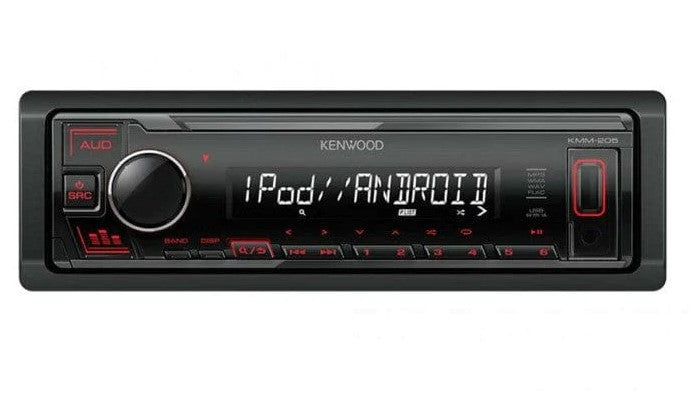 Kenwood KMM-205 - Mechless iPod/iPhone Android Direct Control Stereo