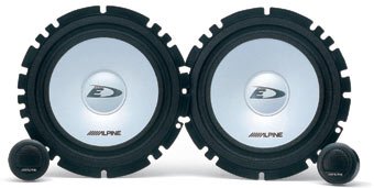 Alpine SXE-1750S - 16.5cm 2-Way Component Speakers 280W