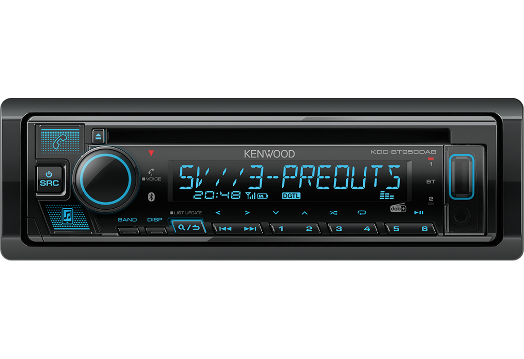 Kenwood KDC-BT960DAB - CD/MP3 Receiver USB Bluetooth DAB Stereo