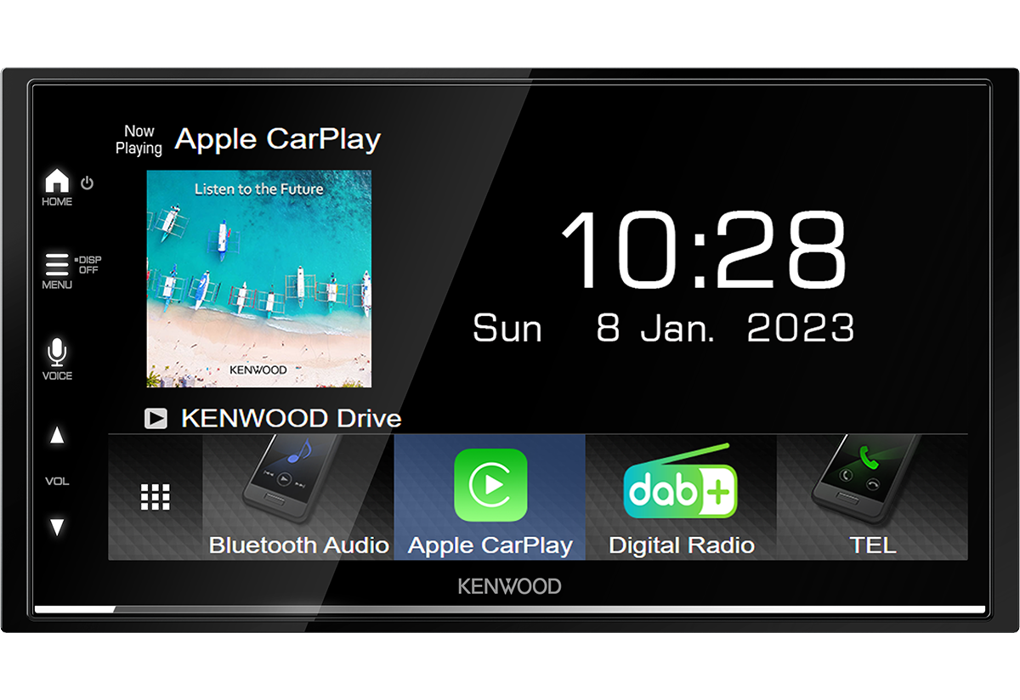 Kenwood DMX7722DABS - 6.8 Inch CarPlay™ and Android Auto USB Mirroring DAB+ Bluetooth Screen