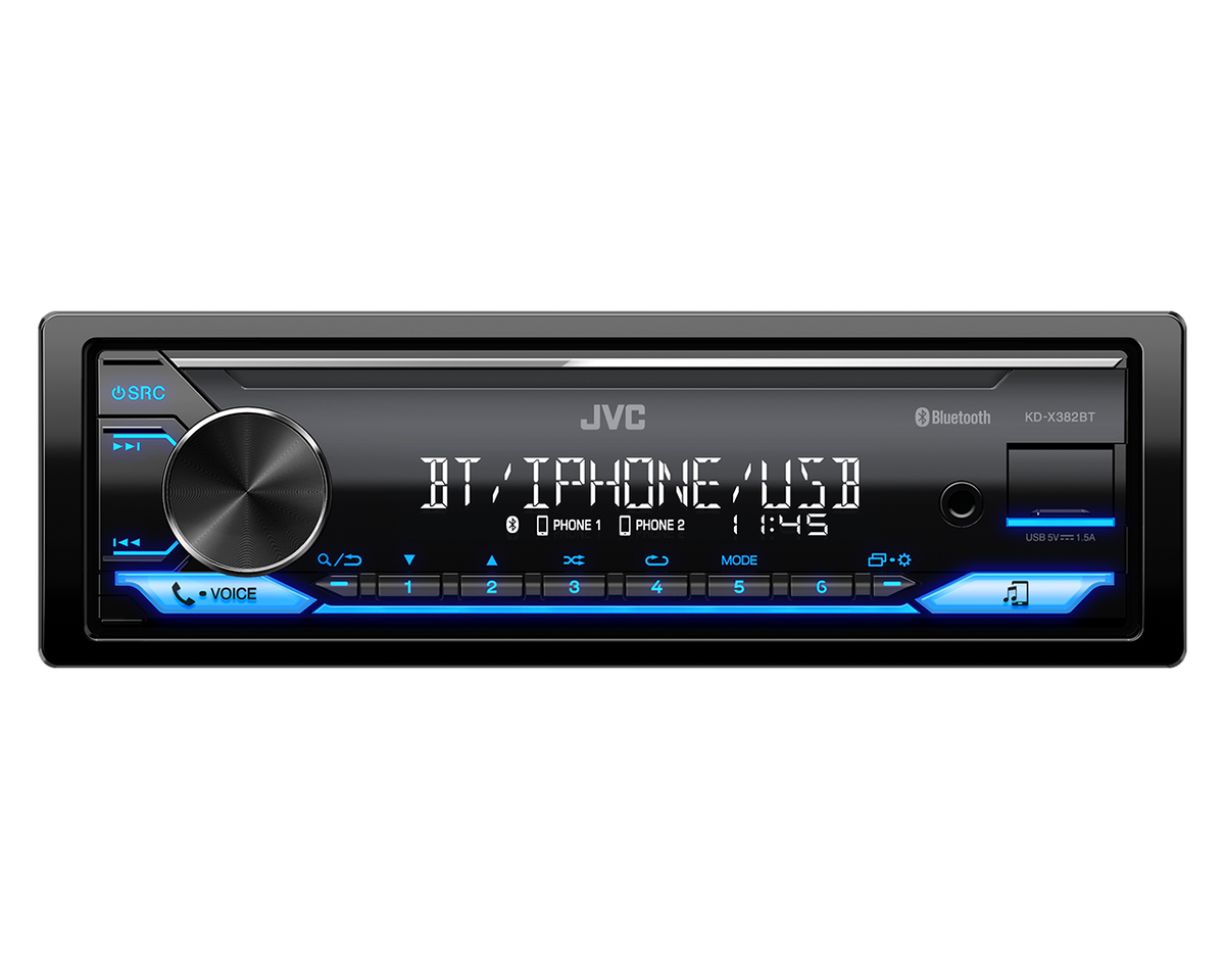 JVC KD-X382BT - Digital Media Receiver Bluetooth® USB Tuner Car Stereo