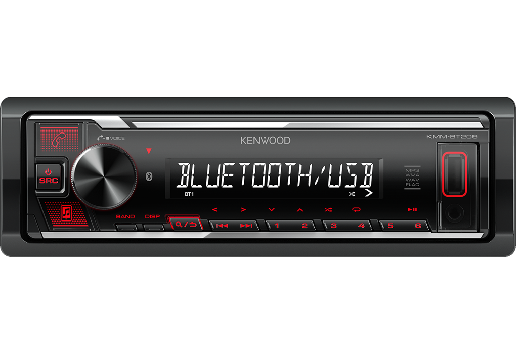 Kenwood KMM-BT209 - Digital Media Receiver Dual Phone Bluetooth Stereo