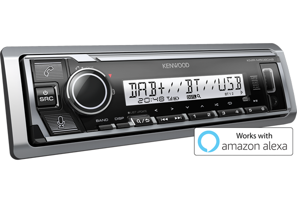 Kenwood KMR-M508DAB - Marine Digital Media Receiver Bluetooth DAB Stereo Alexa Ready