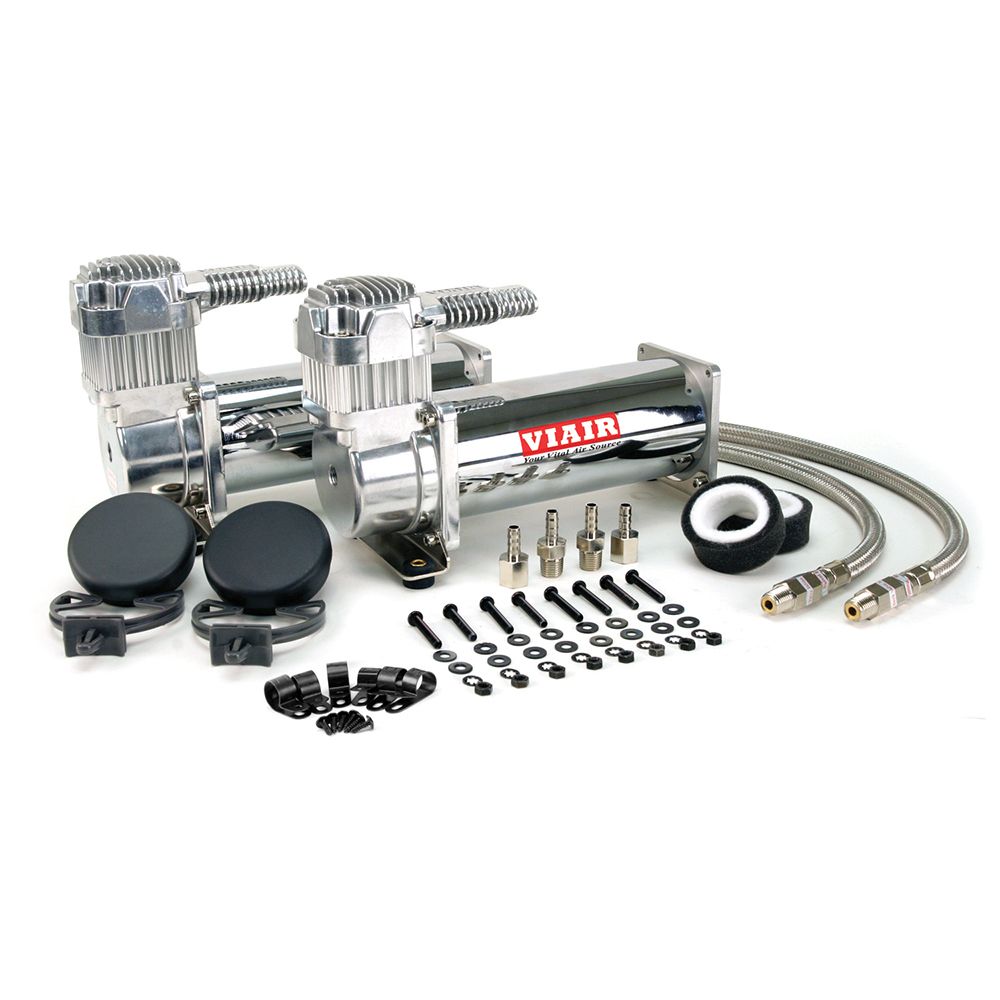 VIAIR 444C - Dual Chrome Air Compressor 200 PSI