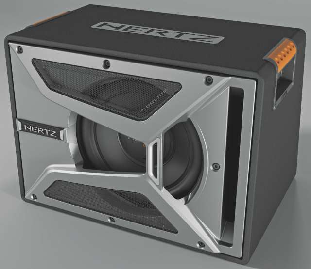 Hertz EBX200R.2 - 8" Car Subwoofer 500W  in Custom Enclosure