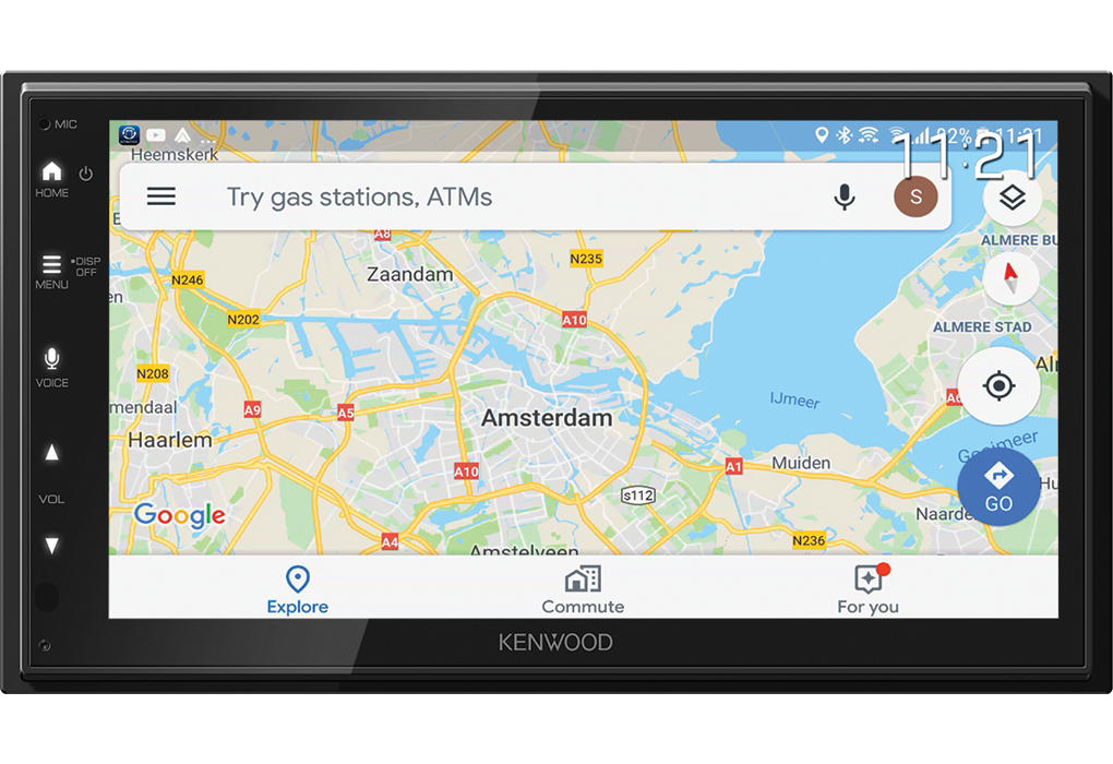 Kenwood DMX6523DABS - 6.8 Inch Wireless Carplay Android Auto Mirroring Bluetooth DAB+ Screen