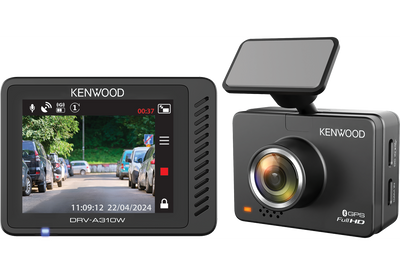 Kenwood DRV-A310W Dashboard Camera with 2.0" LCD HD Recording & Wireless Link With 20GB SD