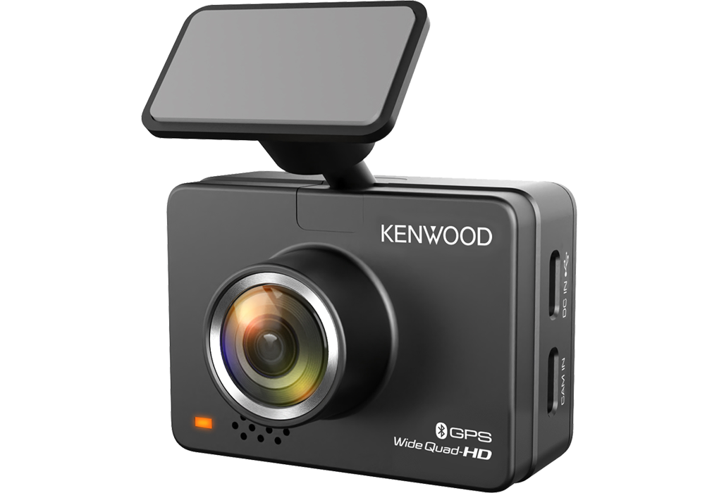 Kenwood DRV-A510W - Dash Camera with 2.0" LCD 2K Front & HD Rear Camera Recording & Wireless Link with 20GB SD & Hardwire Kit
