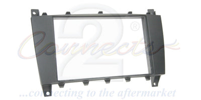 Connects2 CT24MB12 - Mercedes C Class 2004> Double Din Plate (Black) Frame