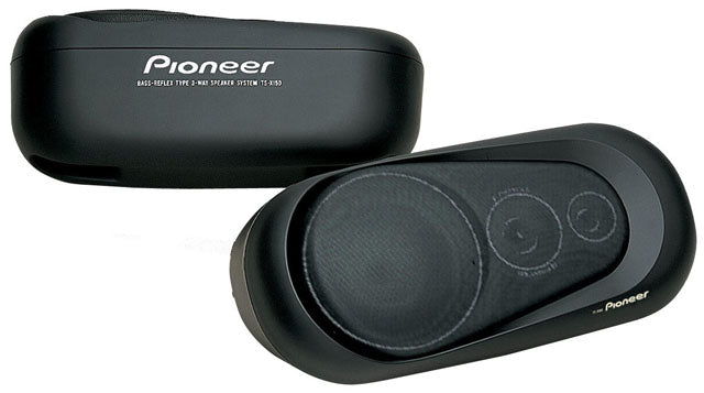 Pioneer TS-X150 - 3-Way Box Type Shelf Car Speakers 120W Total Power