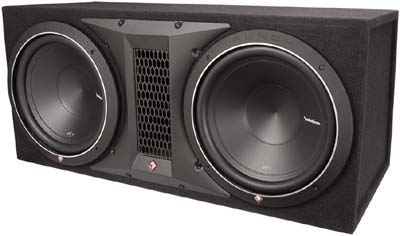 Rockford Fosgate P1-2X12 Punch - Dual P1 12" Loaded Subwoofer Enclosure 1000W