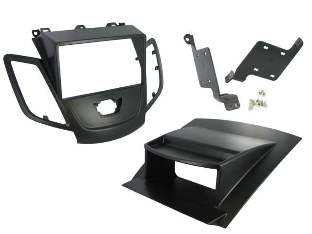 Connects2 CT23FD17 - Ford Fiesta 2009> Black Double Din Fascia & Display