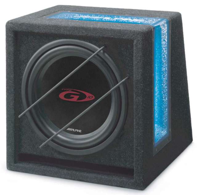 Alpine SBG-1044BR - 10" Sub in Bass Reflex Enclosure