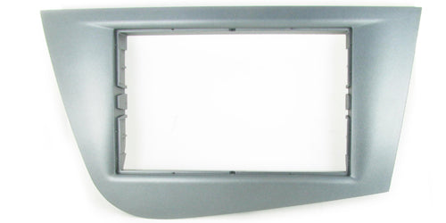 Connects2 CT23ST13 Seat Leon 2005> Double Din Silver Fascia Adaptor