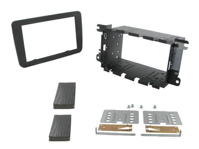 Connects2 CT23VW07 VW Golf Mk5 Polo Scirocco Double Din Stereo Soft Touch Fascia Adaptor Kit