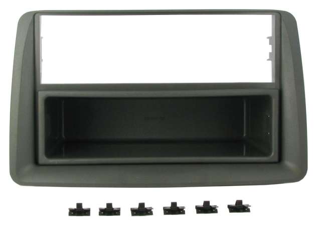 Connects2 Fiat Panda 2003> Grey Stereo Fascia Panel Adaptor