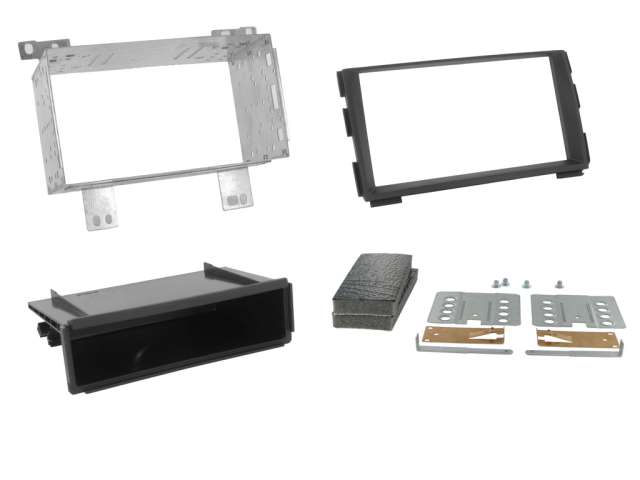 Connects2 CT24KI20 - Kia Cee'd 2009-2012 Single Din Black Fascia Kit