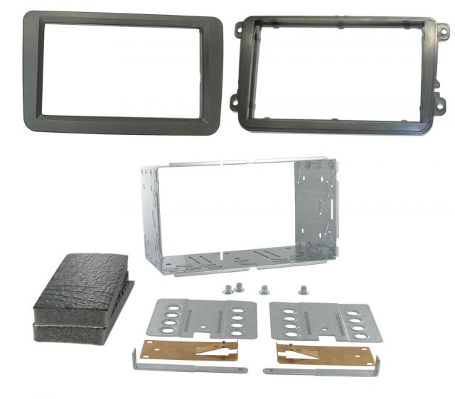 Connects2 CT23VW01 VW Golf Mk5/6 Sicrocco Polo Transporter Double Din Stereo Fascia Adaptor Kit