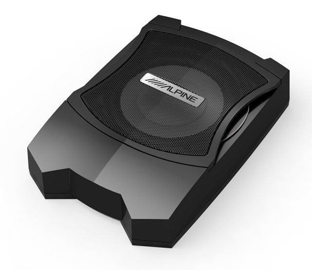 Alpine PWE-V80 - Active 8" Compact Powered Underseat Subwoofer 160W
