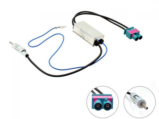 Connects2 CT27AA56 - Twin Fakra to DIN Aerial Antenna Adaptor