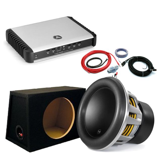 JL Audio W7 12" HD Bass Package Deal 750W RMS