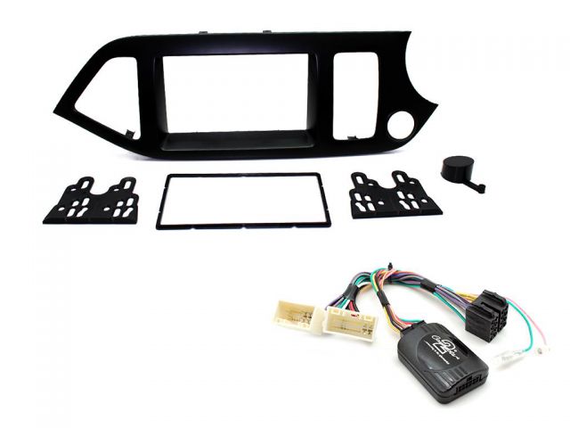 Connects2 CTKKI25 KIA Picanto 2011-2017 Complete Double Din Stereo Fitting Kit