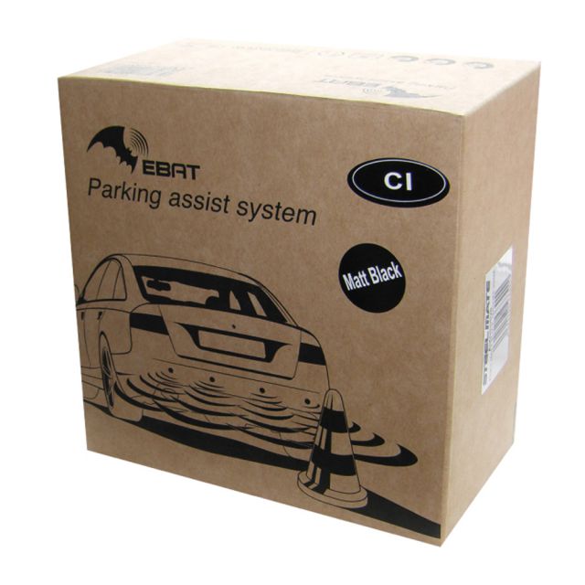 Steelmate PTSC1 Matt Black Sensors Rear 4 sensors With Buzzer