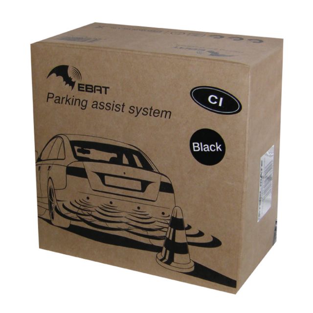Steelmate PTSC1 Gloss Black Sensors Rear 4 Sensors With Buzzer