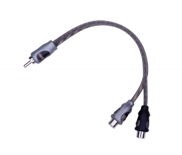 Rockford Fosgate RFIY-1M - Twisted Pair Y-Adapter 1 Male To 2 Female