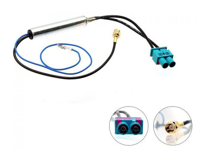 Connects2 CT27AA112 - Double Male Fakra - SMA Male Antenna Adapter