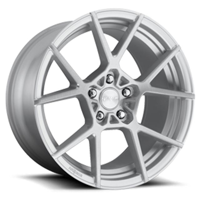 Rotiform KPS - Gloss Silver Brushed Alloy Wheel (Single Wheel)