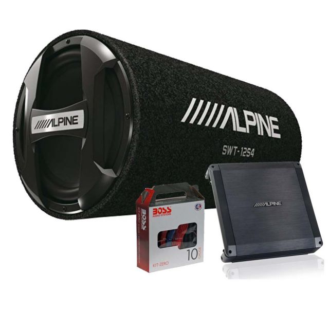 Alpine SWT-12S4 - 12 inch Bass Reflex Sub Bass Tube Amplifier Deal