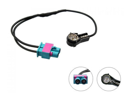 Connects2 CT27AA52 - Audi Twin Fakra to ISO Aerial Adaptor