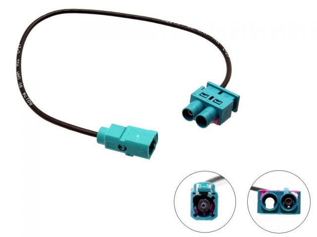 Connects2 CT27AA70 - Twin Male Fakra to Single Female Aerial Adapter