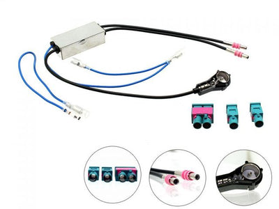 Connects2 CT27AA77 - Twin Fakra - ISO Aerial Adapter Kit
