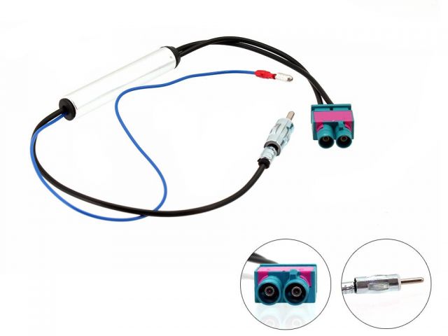 Connects2 CT27AA87 - Twin Fakra - DIN Aerial Adapter