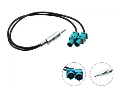 Connects2 CT27AA91 - Twin Fakra to DIN Aerial Antenna Adaptor