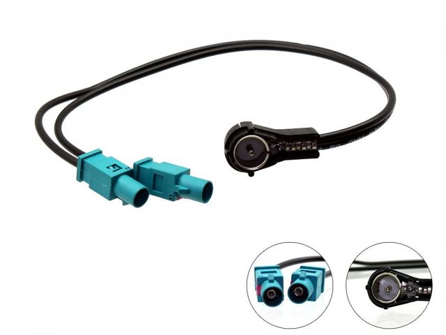 Connects2 CT27AA92 - Twin Fakra to ISO Aerial Antenna Adaptor