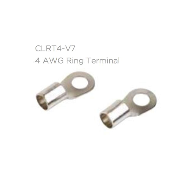 Vibe CLRT4-V7 - 4 AWG Ring Terminal (Pack of 1 Pair)
